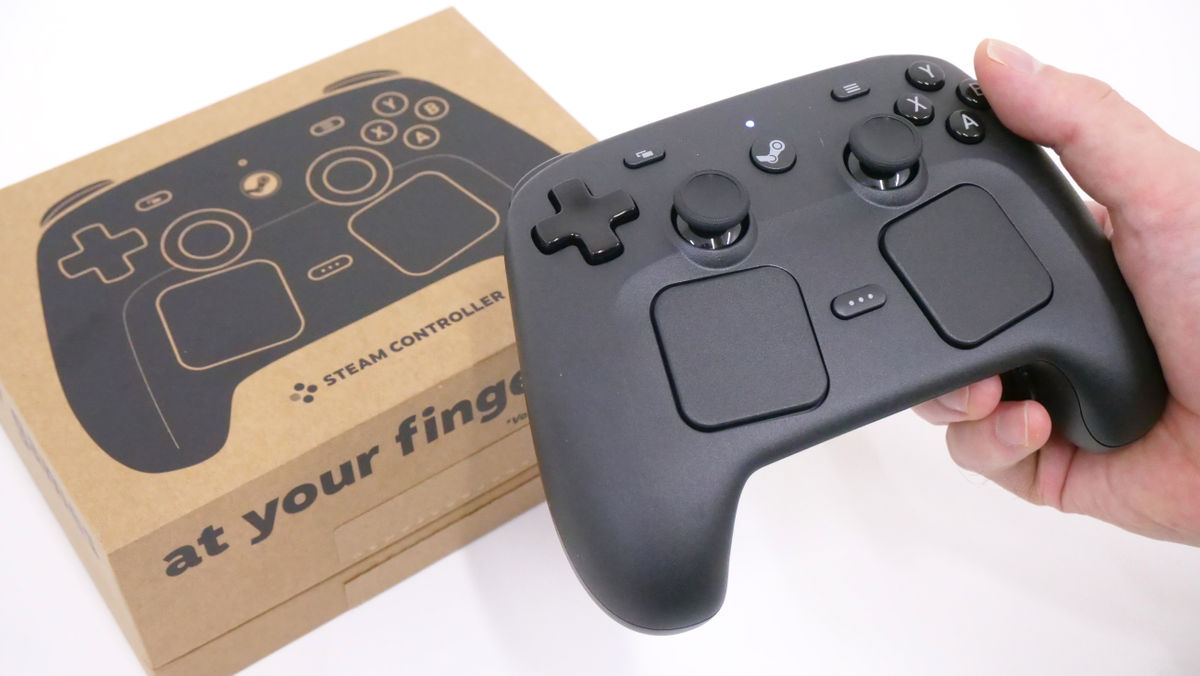 Steam Controller実機レビュー！新時代のPCゲーミング体験はこれだ